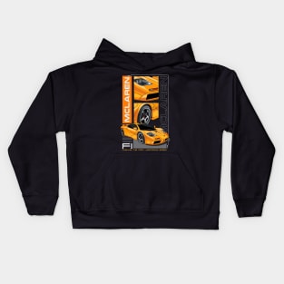 Retro McLaren Car Kids Hoodie